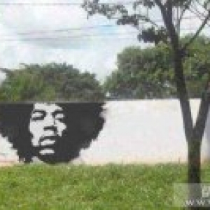 喷绘与环境相结合效果棒棒哒